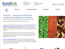 Tablet Screenshot of foodlinkusa.com